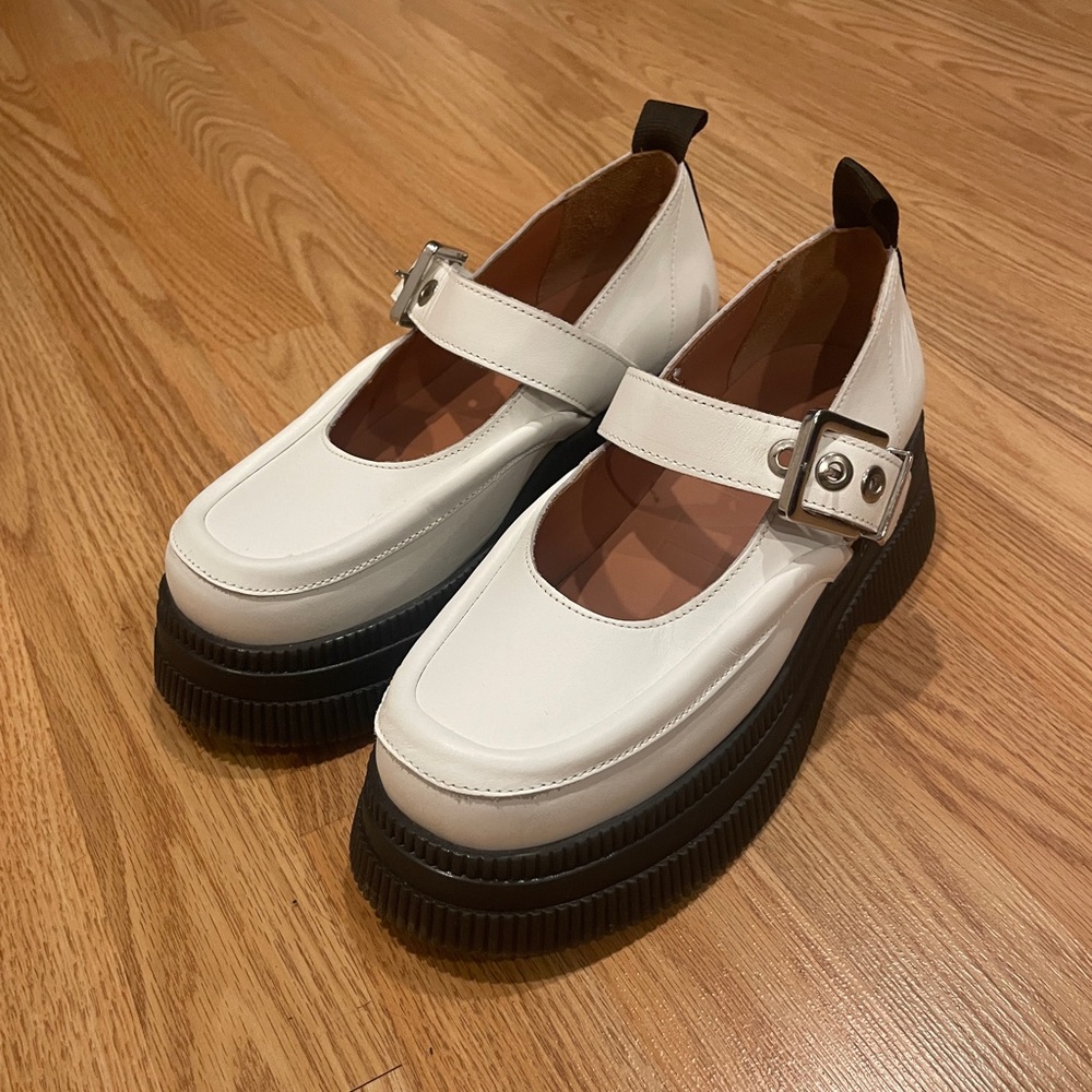 Ganni Mary Jane Platform Creepers